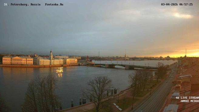 Солнце в Петербурге сменилось прогнозом на снег