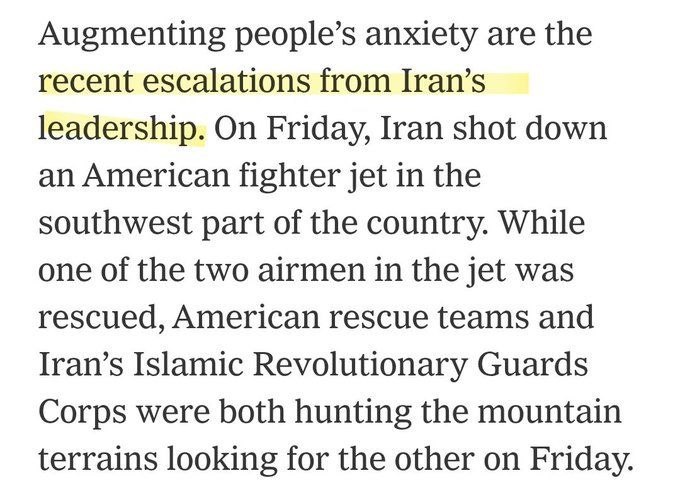 Сатира на реакцию западных СМИ о конфликте с Ираном