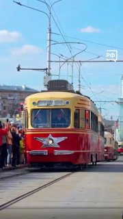 В Москве прошла выставка ретротрамваев к 127-летию столичного трамвая