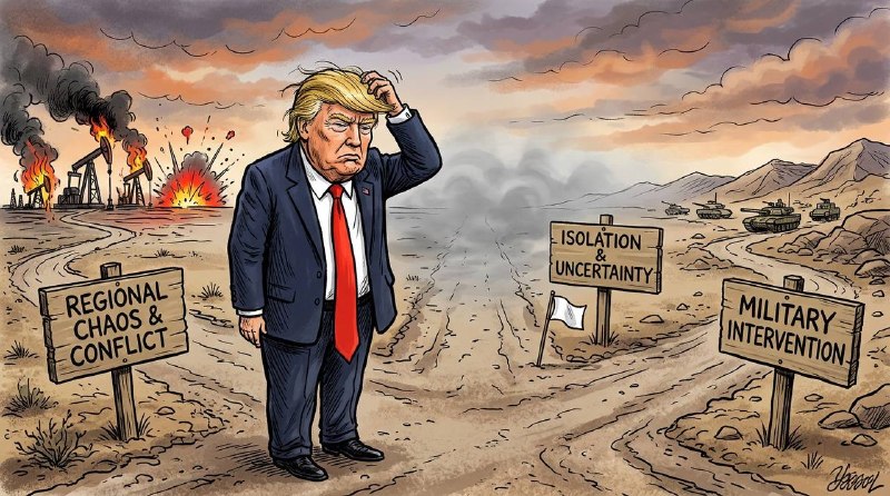 Трамп может отложить удары по Ирану, показаны кадры атаки на аэропорт Тегерана