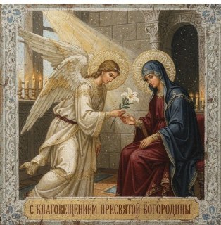С Благовещеньем!