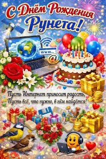 Сегодня день рождения Рунета