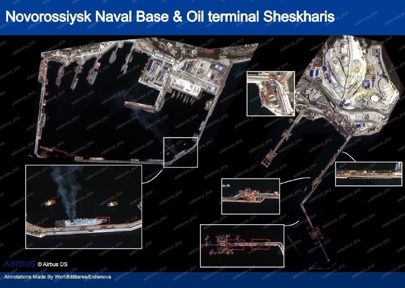 Снимки атаки дронов на фрегат в Новороссийске: есть повреждения, но нужна проверка