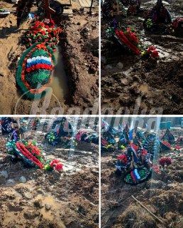 Могилы бойцов СВО в Сыктывкаре и Камышине утопают в грязи, родственники вынуждены убирать их сами