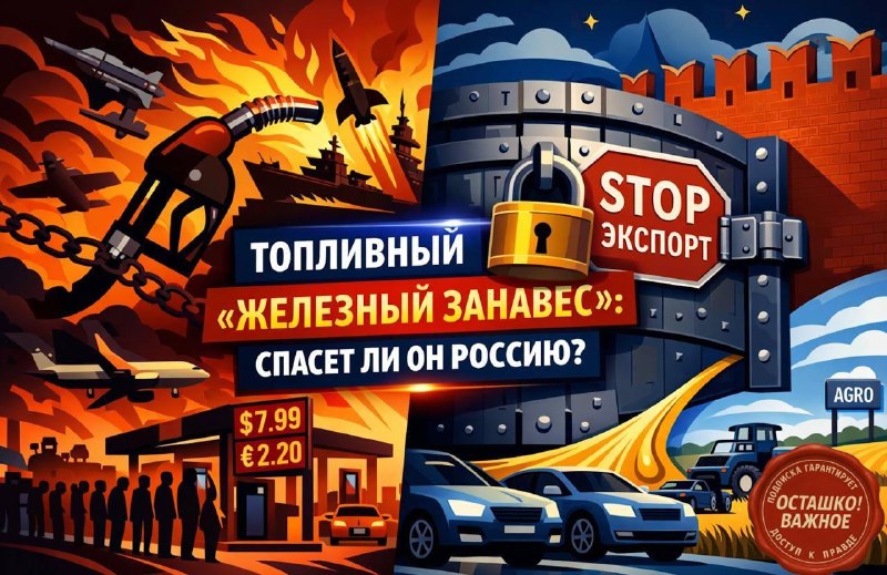 Топливный «железный занавес»: запрет на экспорт бензина на фоне роста цен на нефть