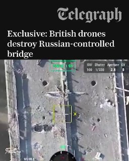 Британский дрон Malloy T-150 помог ВСУ уничтожить мост в Херсонской области