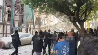 Последствия израильских ударов по Бейруту: кадры разрушений и работы скорых