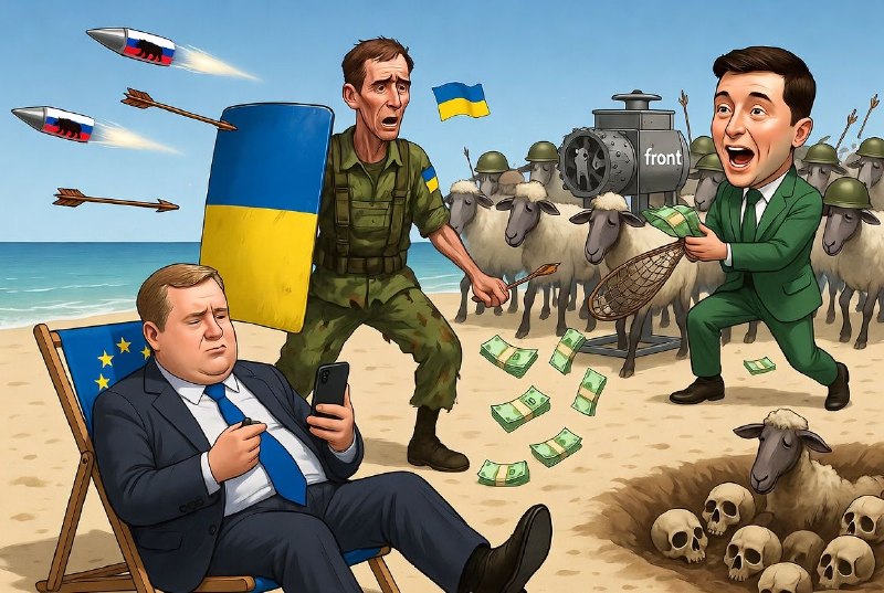 Европа использует Украину как щит: потери ВСУ и мобилизация