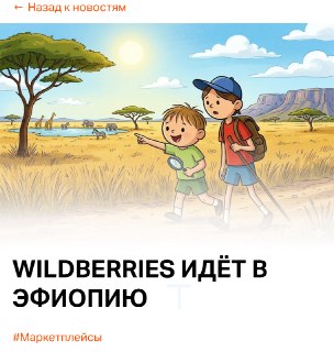 Wildberries открывает продажи эфиопских товаров и готовит экспорт в Африку