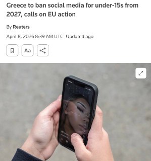 Греция запретит подросткам до 15 лет соцсети