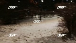 Арктический циклон принес в Москву мокрый снег и дождь