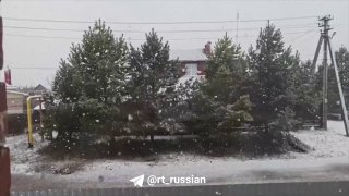 Снегопад в Татарстане и Москве: трассы занесены, осадки продлятся до вечера