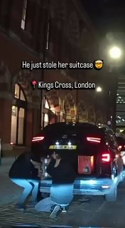 Как банда из трёх воров ворует чемоданы на вокзале в Лондоне