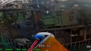 Работа расчетов БПЛА: уничтожены дрон, пикап и БТР