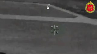 Удар БПЛА «Герань» по ВСУ в районе Полтавы