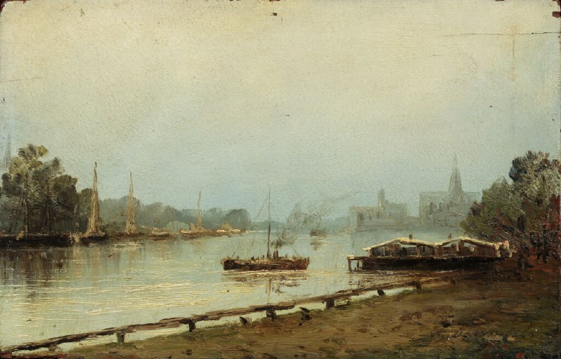 Алексей Боголюбов: «Гавань на Сене» и этюдный подход к пейзажу