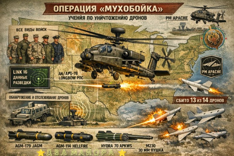 США испытали вертолеты против дронов