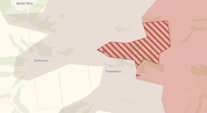 Продвижение российских сил зафиксировано вблизи села Резниковка