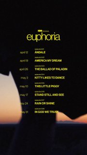 Названы даты выхода серий 3-го сезона «Эйфории»