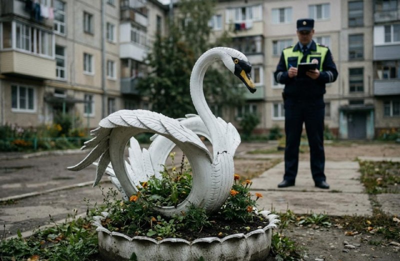 Штраф до 5 тыс. рублей и уголовка за клумбы из шин