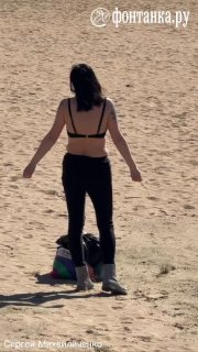 Солнце показалось на небе на несколько секунд в Петербурге