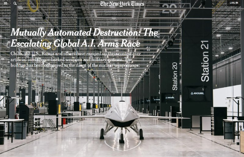 В мире началась гонка вооружений на базе ИИ, сравнимая с ядерной