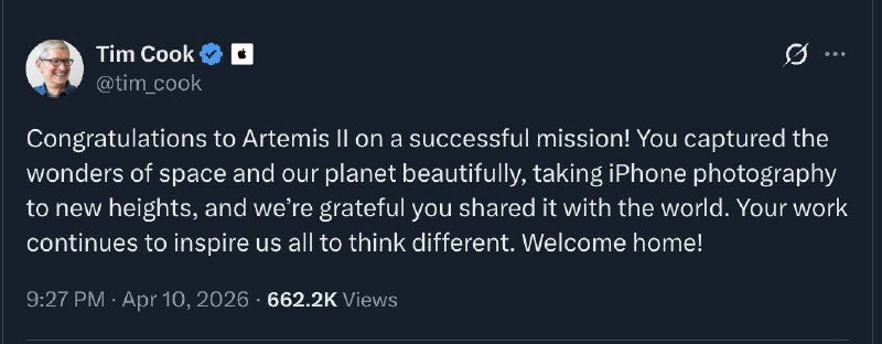 Конспирология: Apple молчала о миссии Artemis 2 из-за страха за репутацию