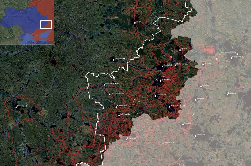 Украина не сдаст Донбасс без боя: анализ карты укреплений ВСУ