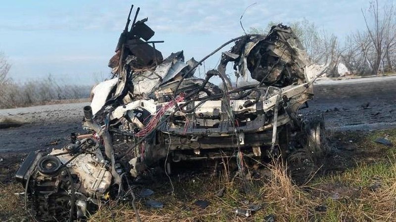 Уничтожен пикап ВСУ ударом дрона «Герань-2»