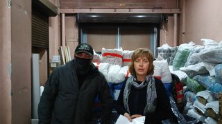 Выдача маскировочного снаряжения для подразделения «Волки» на Курском направлении