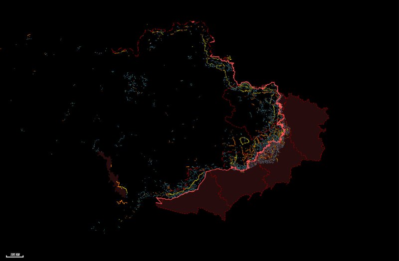 Данные об обновлении укреплений противника в ряде областей за неделю