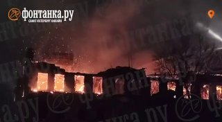 В заброшенном здании на проспекте Обуховской обороны произошел пожар