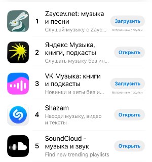 Сервис «Зайцев.нет» ворвался в топ-3 российского App Store