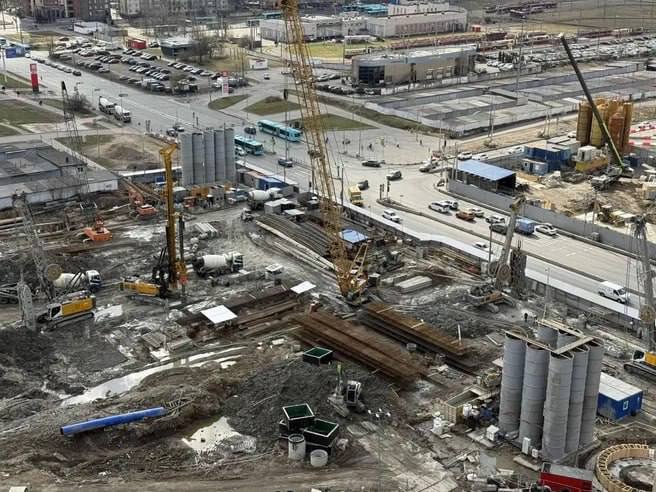 В Каменке начались подготовительные работы к строительству нового участка метро