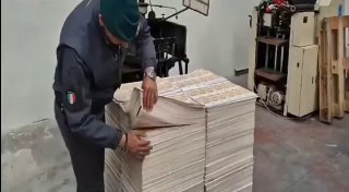 В Неаполе раскрыта подпольная типография, напечатавшая миллионы фальшивых евро