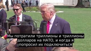 Трамп раскритиковал союзников по НАТО за отсутствие поддержки США в вопросе Ирана