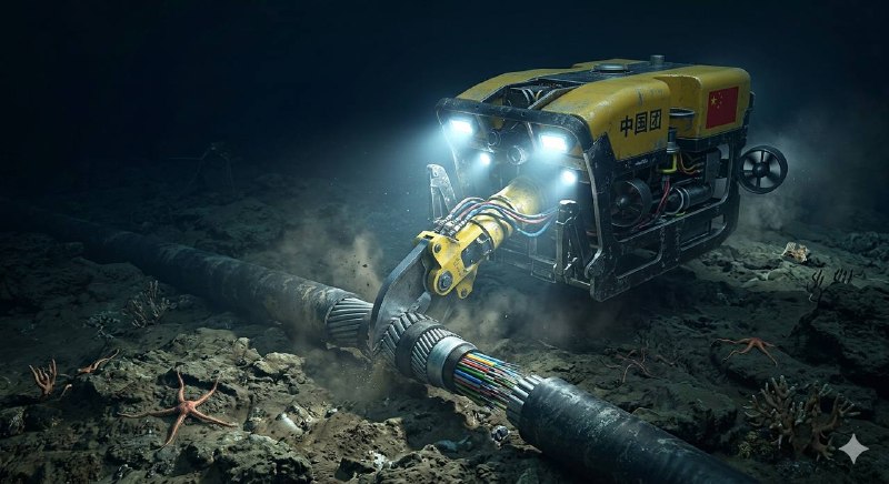 Китай протестировал глубоководный резак для подводных интернет-кабелей