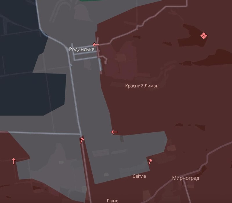 Армия РФ продвинулась в Родинском и Красном Лимане Донецкой области