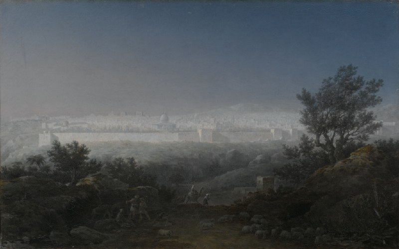 О картине Максима Воробьева «Иерусалим ночью»