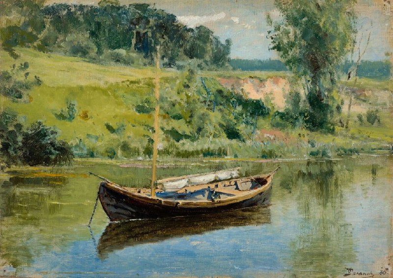 О любви Василия Поленова к конструированию лодок