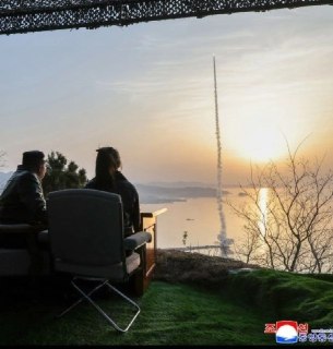 Рамзай с дочкой наблюдал за пуском ракет КНДР