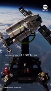 Конструктор Lego установил рекорд Гиннесса после полета в стратосферу