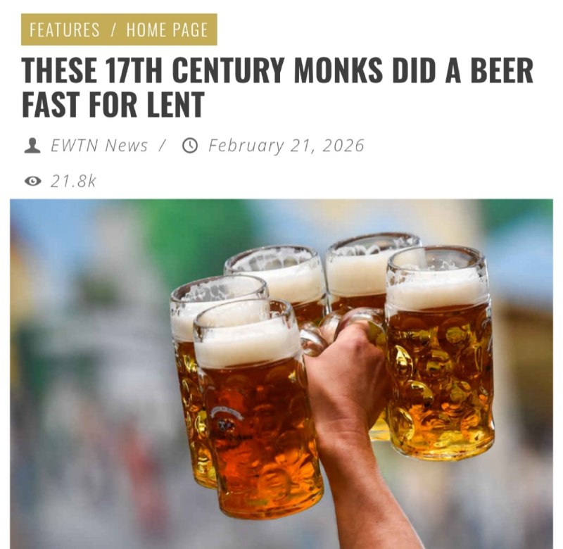 Журналист похудел на 11 кг, повторив многовековую традицию баварских монахов