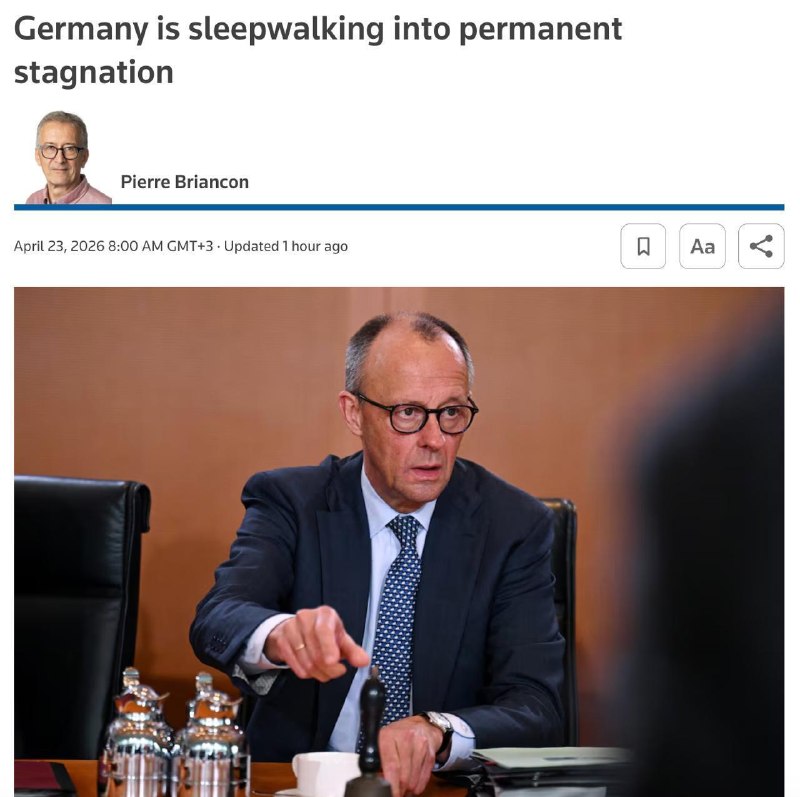 Reuters: Германия может столкнуться с затяжной стагнацией