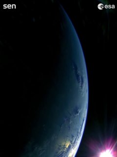 Европейское космическое агентство показало завораживающие кадры вращения Земли
