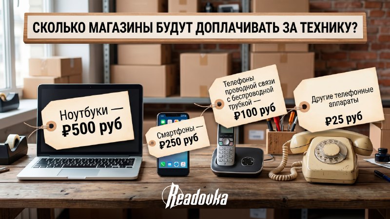 Минпромторг разработал порядок выплаты технологического сбора с продавцов электроники