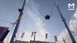 В Испании на ярмарке из-за обрыва троса аттракциона пострадали четыре человека