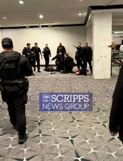 Попытка вооруженного прорыва в здание гостиницы во время ужина с американским руководством