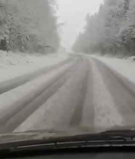 Дороги Ленобласти заваливает снегом; ГИБДД обратилась к водителям