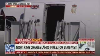 Король Великобритании Карл III прибыл с визитом в США